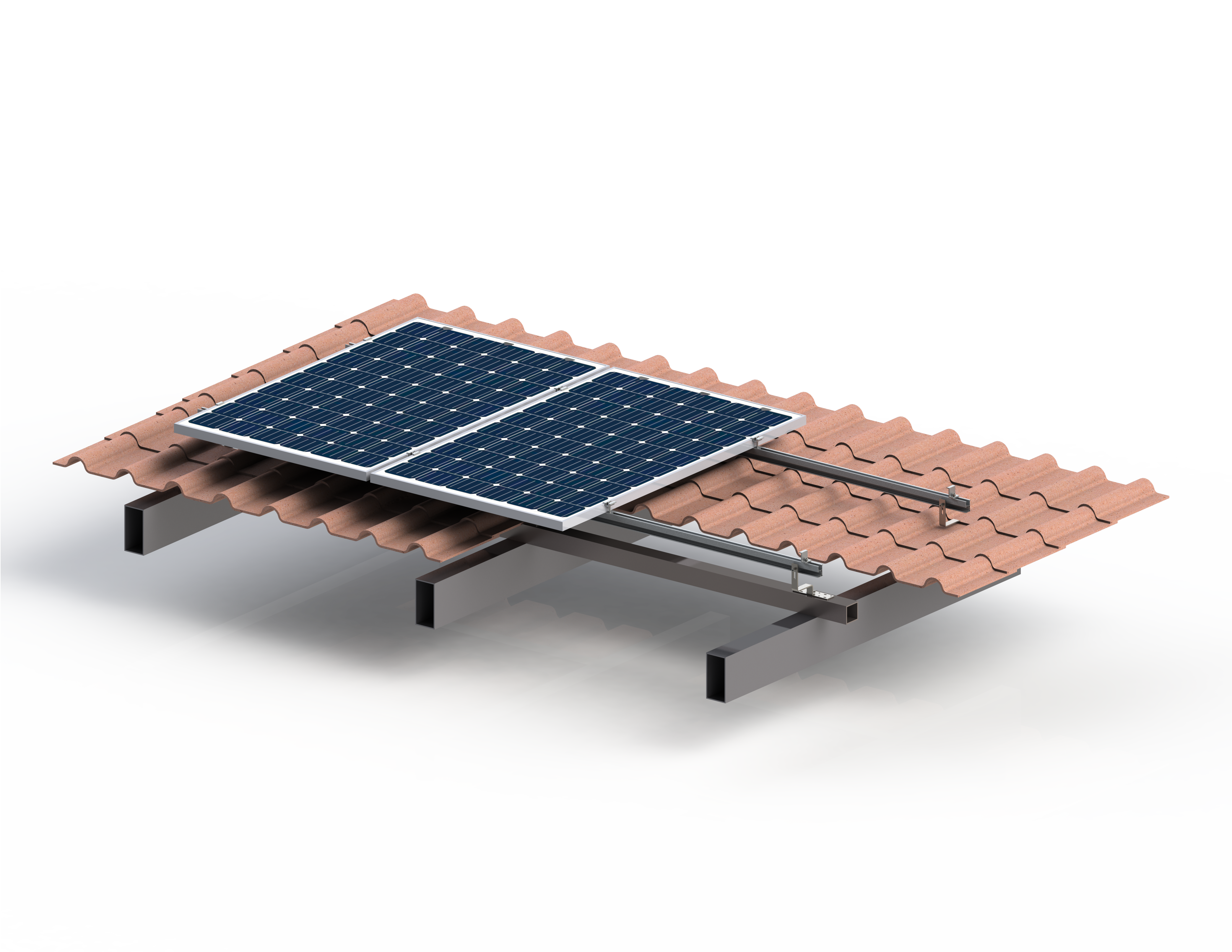 Tile hook roof mounting