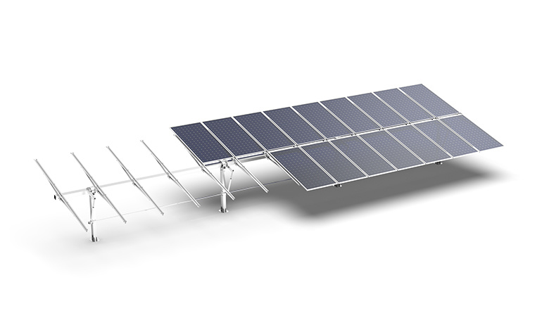 Fixed adjustable ground bracket