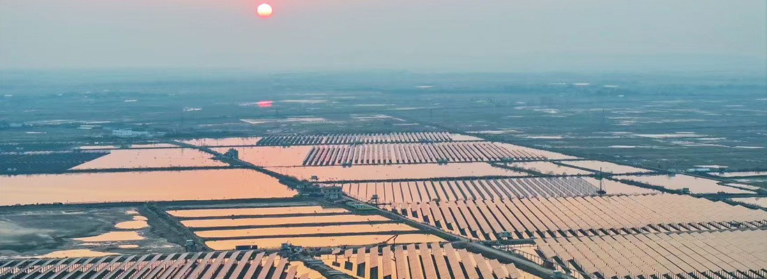 Fishery-solar complementary